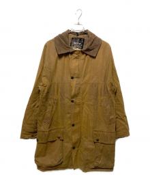 Barbour（バブアー）の古着「BORDERオイルドコート」｜ブラウン