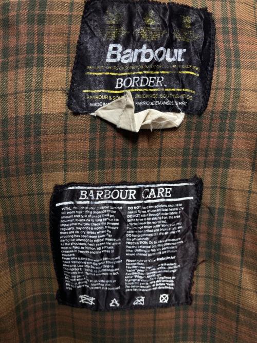 Barbour（バブアー）Barbour (バブアー) BORDERオイルドコート ブラウン サイズ:C40の古着・服飾アイテム