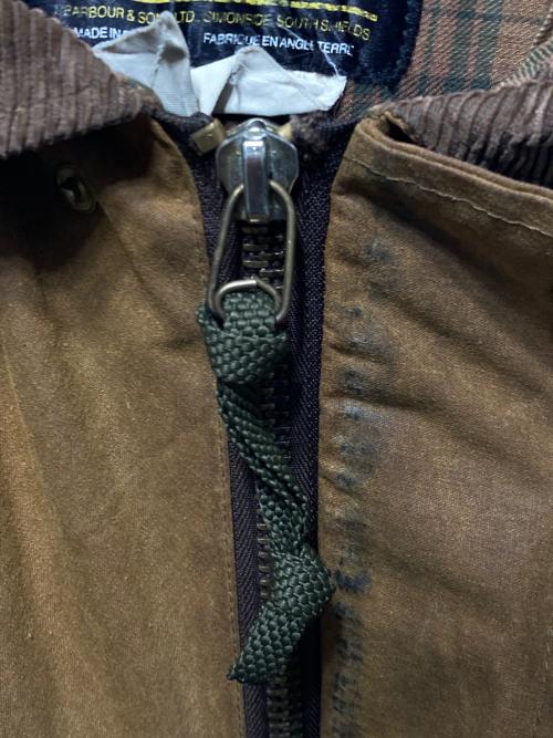 Barbour（バブアー）Barbour (バブアー) BORDERオイルドコート ブラウン サイズ:C40の古着・服飾アイテム