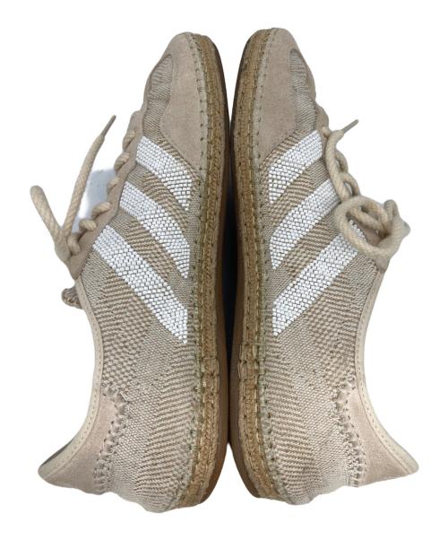 adidas（アディダス）adidas (アディダス) CLOT (クロット) ローカットスニーカー ベージュ サイズ:27.5の古着・服飾アイテム