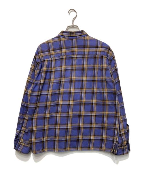 STEVEN ALAN（スティーブンアラン）STEVEN ALAN (スティーブンアラン) チェックシャツ ブルー サイズ:Sの古着・服飾アイテム