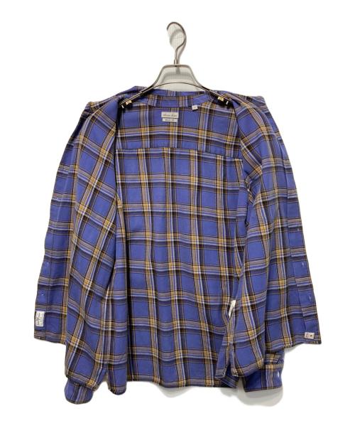 STEVEN ALAN（スティーブンアラン）STEVEN ALAN (スティーブンアラン) チェックシャツ ブルー サイズ:Sの古着・服飾アイテム