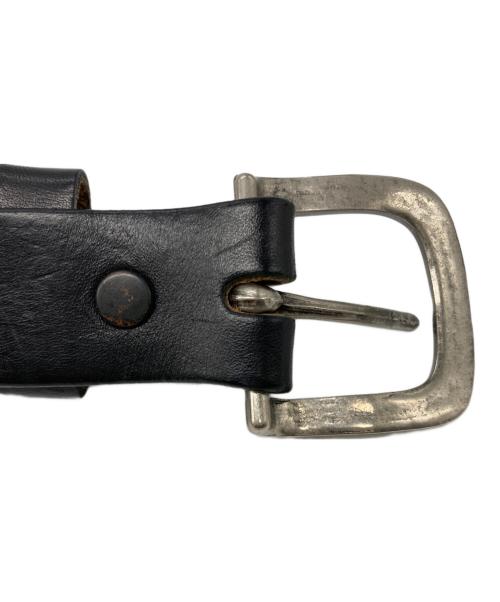 TORY LEATHER（トリーレザー）TORY LEATHER (トリーレザー) レザーベルト ブラックの古着・服飾アイテム