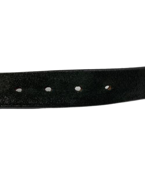 TORY LEATHER（トリーレザー）TORY LEATHER (トリーレザー) レザーベルト ブラックの古着・服飾アイテム