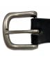 中古・古着 TORY LEATHER (トリーレザー) レザーベルト ブラック：5000円