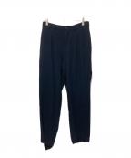 EMPORIO ARMANIエンポリオ アルマーニ）の古着「ウールレーヨンパンツ」｜ブラック