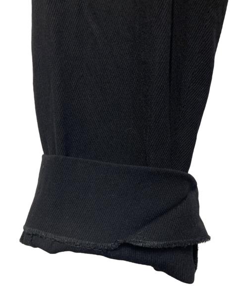 EMPORIO ARMANI（エンポリオ アルマーニ）EMPORIO ARMANI (エンポリオ アルマーニ) ウールレーヨンパンツ ブラック サイズ:48の古着・服飾アイテム