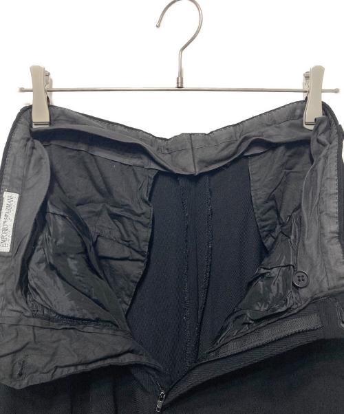 EMPORIO ARMANI（エンポリオ アルマーニ）EMPORIO ARMANI (エンポリオ アルマーニ) ウールレーヨンパンツ ブラック サイズ:48の古着・服飾アイテム