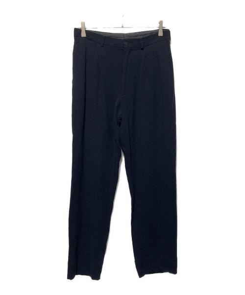 EMPORIO ARMANI（エンポリオ アルマーニ）EMPORIO ARMANI (エンポリオ アルマーニ) ウールレーヨンツイルパンツ ネイビー サイズ:48の古着・服飾アイテム