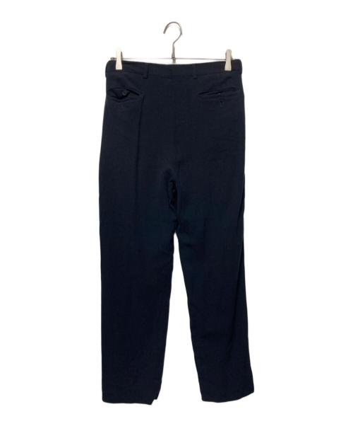 EMPORIO ARMANI（エンポリオ アルマーニ）EMPORIO ARMANI (エンポリオ アルマーニ) ウールレーヨンツイルパンツ ネイビー サイズ:48の古着・服飾アイテム