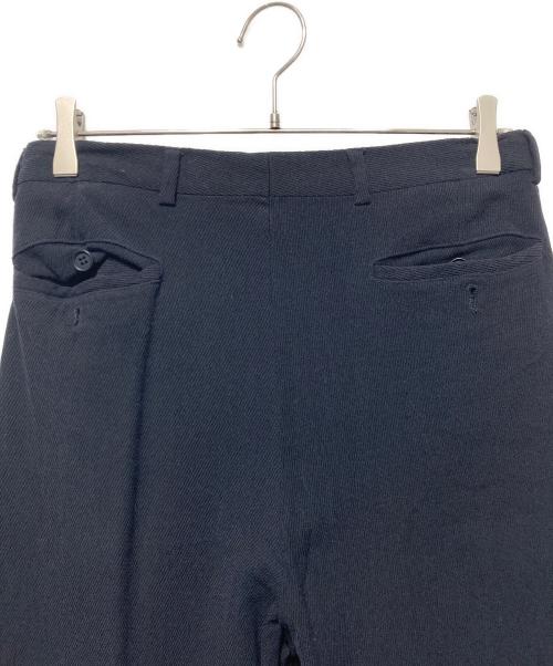 EMPORIO ARMANI（エンポリオ アルマーニ）EMPORIO ARMANI (エンポリオ アルマーニ) ウールレーヨンツイルパンツ ネイビー サイズ:48の古着・服飾アイテム