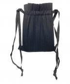 PLEATS PLEASEプリーツプリーズ）の古着「プリーツナップサック」｜ブラック