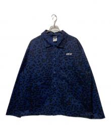 NIKE SB（ナイキエスビー）の古着「総柄リップストップジャケット」｜ブラック×ブルー
