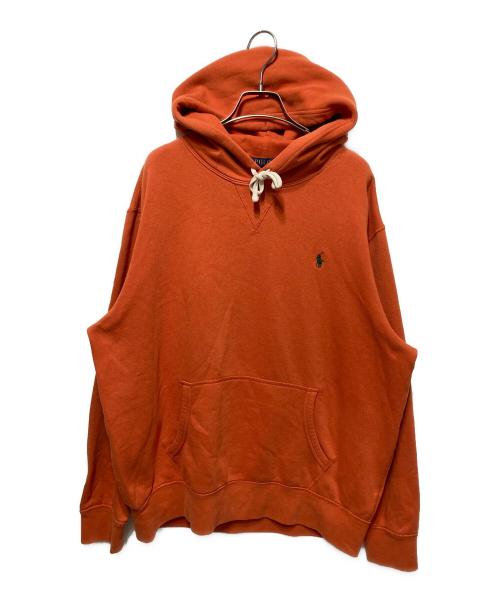 POLO RALPH LAUREN（ポロ・ラルフローレン）POLO RALPH LAUREN (ポロ・ラルフローレン) プルオーバーパーカー オレンジ サイズ:Ｌの古着・服飾アイテム