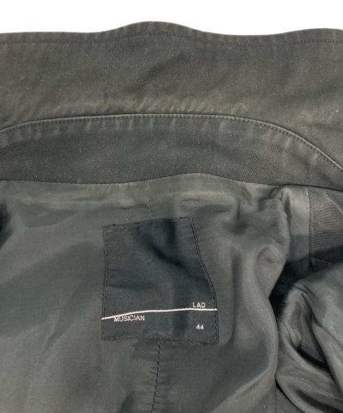 LAD MUSICIAN（ラッドミュージシャン）LAD MUSICIAN (ラッドミュージシャン) ステンカラーコート ブラック サイズ:44の古着・服飾アイテム