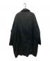 LAD MUSICIAN (ラッドミュージシャン) ステンカラーコート ブラック サイズ:44：4000円