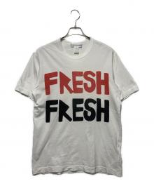 COMME des GARCONS SHIRT（コムデギャルソンシャツ）の古着「プリントTシャツ」｜ホワイト