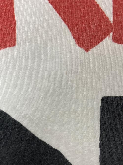 COMME des GARCONS SHIRT（コムデギャルソンシャツ）COMME des GARCONS SHIRT (コムデギャルソンシャツ) プリントTシャツ ホワイト サイズ:Ｌの古着・服飾アイテム