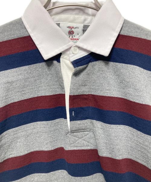 BARBARIAN（バーバリアン）BARBARIAN (バーバリアン) 別注ラガーシャツ グレー×ネイビー サイズ:Ｌの古着・服飾アイテム