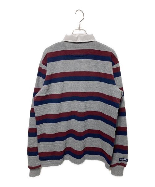BARBARIAN（バーバリアン）BARBARIAN (バーバリアン) 別注ラガーシャツ グレー×ネイビー サイズ:Ｌの古着・服飾アイテム