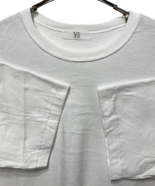 Y's（ワイズ）Y's (ワイズ) ワンポイントTEE ホワイト サイズ:4の古着・服飾アイテム