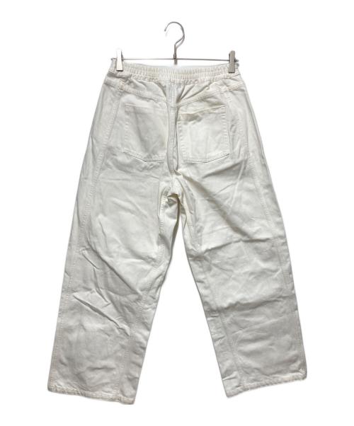 sea NEW YORK（シー ニューヨーク）sea NEW YORK (シー ニューヨーク) ワイドデニムパンツ ホワイト サイズ:2の古着・服飾アイテム