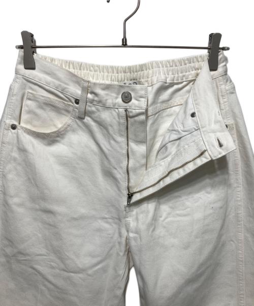 sea NEW YORK（シー ニューヨーク）sea NEW YORK (シー ニューヨーク) ワイドデニムパンツ ホワイト サイズ:2の古着・服飾アイテム