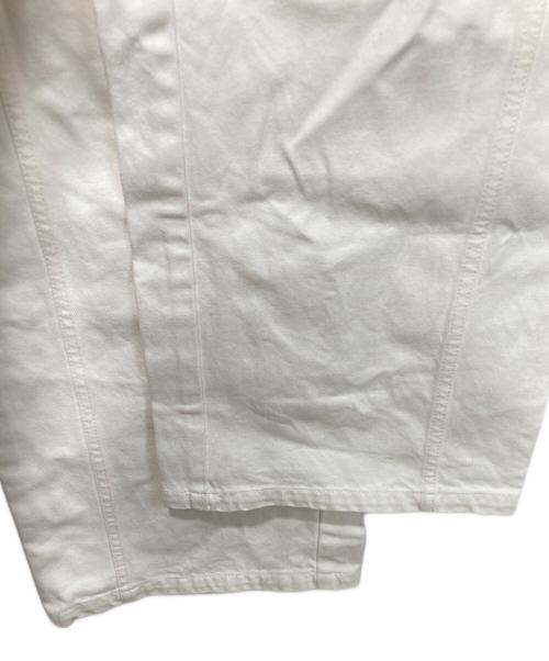 sea NEW YORK（シー ニューヨーク）sea NEW YORK (シー ニューヨーク) ワイドデニムパンツ ホワイト サイズ:2の古着・服飾アイテム