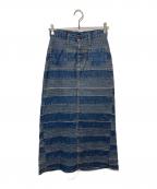 Hysteric Glamourヒステリックグラマー）の古着「ウミヘビデニムスカート」｜インディゴ