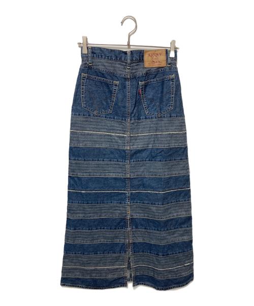 Hysteric Glamour（ヒステリックグラマー）Hysteric Glamour (ヒステリックグラマー) ウミヘビデニムスカート インディゴ サイズ:25の古着・服飾アイテム