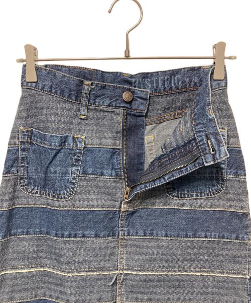 Hysteric Glamour（ヒステリックグラマー）Hysteric Glamour (ヒステリックグラマー) ウミヘビデニムスカート インディゴ サイズ:25の古着・服飾アイテム