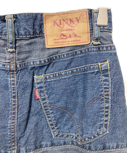 Hysteric Glamour（ヒステリックグラマー）Hysteric Glamour (ヒステリックグラマー) ウミヘビデニムスカート インディゴ サイズ:25の古着・服飾アイテム