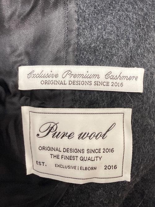 ELBORN（エルボルン）ELBORN (エルボルン) TATE CASHMERE HAND-MADE COAT グレー サイズ:36の古着・服飾アイテム
