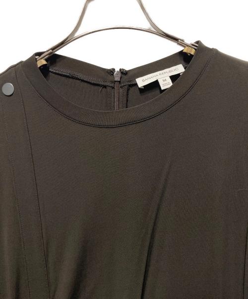 BANANA REPUBLIC（バナナリパブリック）BANANA REPUBLIC (バナナリパブリック) ワンピース マット ジャージー ミディドレス ブラウン サイズ:Ｍの古着・服飾アイテム