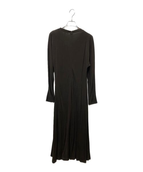 BANANA REPUBLIC（バナナリパブリック）BANANA REPUBLIC (バナナリパブリック) ワンピース マット ジャージー ミディドレス ブラウン サイズ:Ｍの古着・服飾アイテム