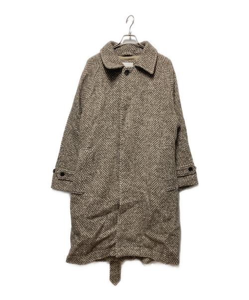 BANANA REPUBLIC（バナナリパブリック）BANANA REPUBLIC (バナナリパブリック) イタリアン ヘリンボーン バルマカーンコート ベージュ サイズ:Ｌの古着・服飾アイテム