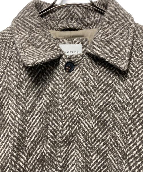 BANANA REPUBLIC（バナナリパブリック）BANANA REPUBLIC (バナナリパブリック) イタリアン ヘリンボーン バルマカーンコート ベージュ サイズ:Ｌの古着・服飾アイテム