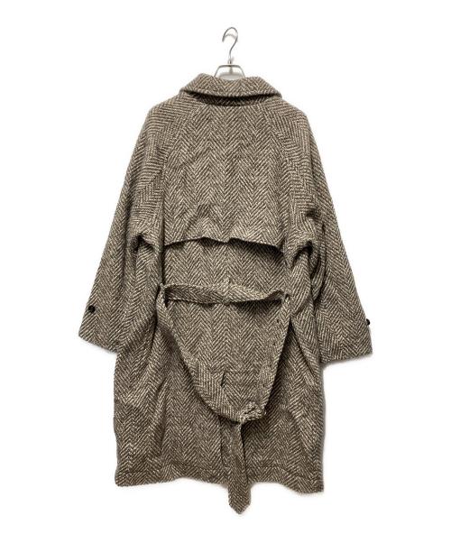 BANANA REPUBLIC（バナナリパブリック）BANANA REPUBLIC (バナナリパブリック) イタリアン ヘリンボーン バルマカーンコート ベージュ サイズ:Ｌの古着・服飾アイテム