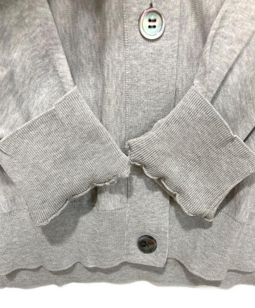 ebure（エブール）ebure (エブール) Vネックカーディガン グレー サイズ:freeの古着・服飾アイテム