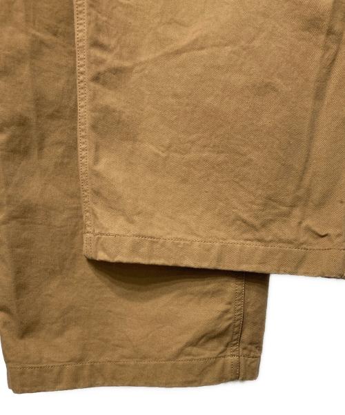 upper hights（アッパーハイツ）upper hights (アッパーハイツ) チノワイドパンコットンパンツ ブラウン サイズ:1の古着・服飾アイテム