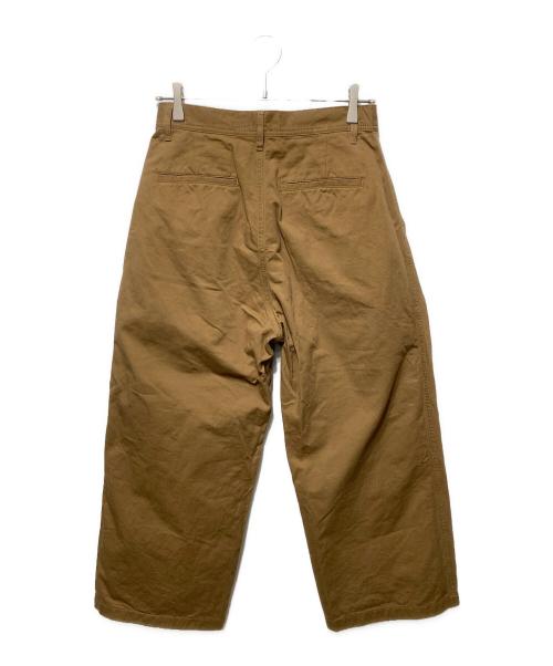 upper hights（アッパーハイツ）upper hights (アッパーハイツ) チノワイドパンコットンパンツ ブラウン サイズ:1の古着・服飾アイテム
