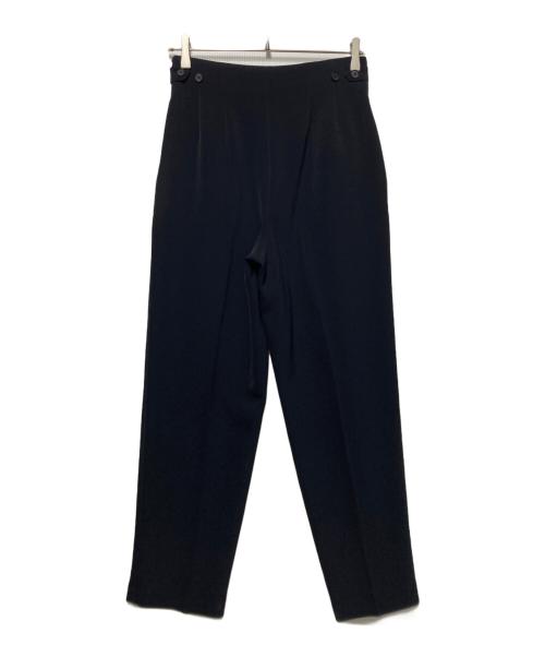 for formo（フォルフォルモ）for formo (フォルフォルモ) 4way Stretch Tuck Pants ブラック サイズ:2の古着・服飾アイテム