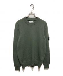 STONE ISLAND（ストーンアイランド）の古着「クルーネックニット」｜グリーン