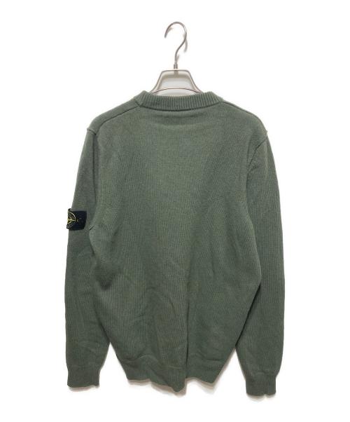 STONE ISLAND（ストーンアイランド）STONE ISLAND (ストーンアイランド) クルーネックニット グリーン サイズ:Lの古着・服飾アイテム
