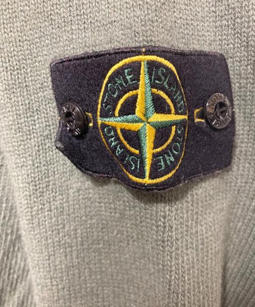 STONE ISLAND（ストーンアイランド）STONE ISLAND (ストーンアイランド) クルーネックニット グリーン サイズ:Lの古着・服飾アイテム