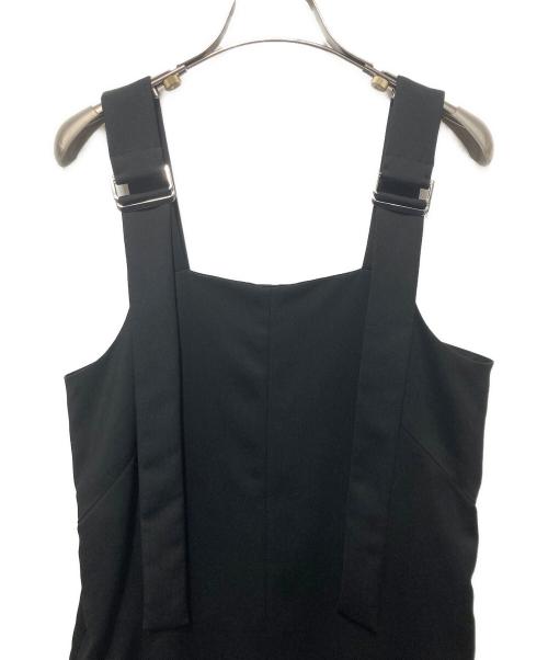 Noble（ノーブル）Noble (ノーブル) サスペンダーオールインワン ブラック サイズ:freeの古着・服飾アイテム