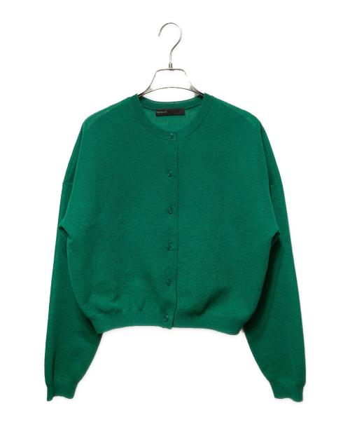 Noble（ノーブル）Noble (ノーブル) スポンジシアーニットカーディガン グリーン サイズ:freeの古着・服飾アイテム