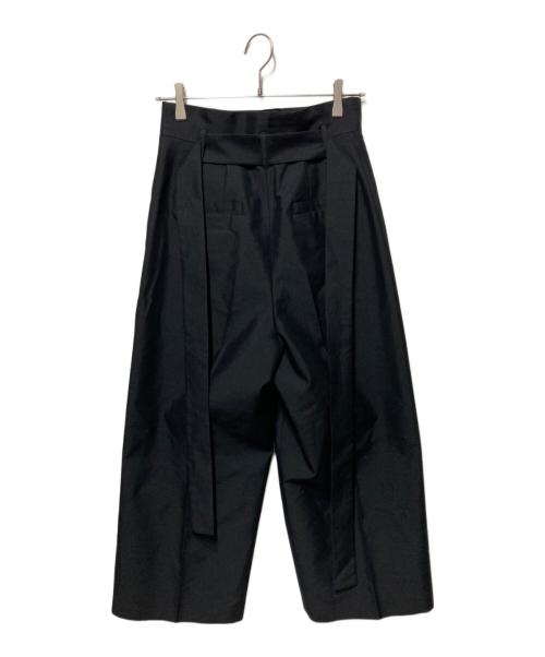 LANVIN COLLECTION（ランバンコレクション）LANVIN COLLECTION (ランバンコレクション) センタープレスワイドパンツ ブラック サイズ:38の古着・服飾アイテム