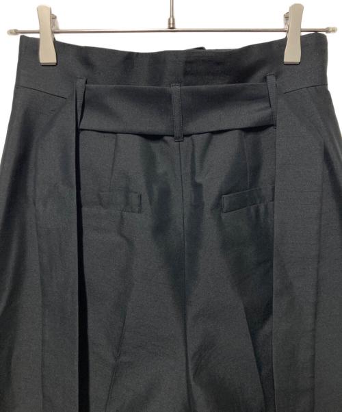 LANVIN COLLECTION（ランバンコレクション）LANVIN COLLECTION (ランバンコレクション) センタープレスワイドパンツ ブラック サイズ:38の古着・服飾アイテム