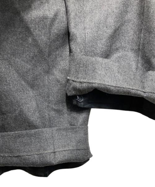 Noble（ノーブル）Noble (ノーブル) フラノアシメタックテーパードパンツ グレー サイズ:36の古着・服飾アイテム